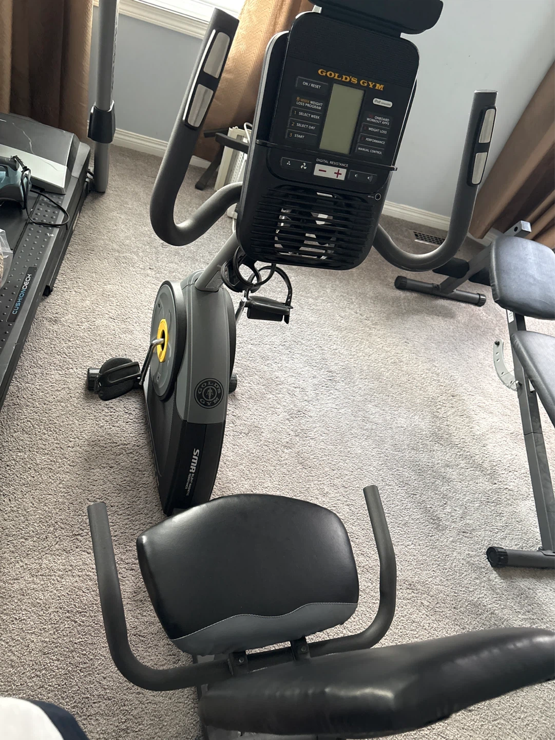 Gold's Gym Recumbent Exercise Bike