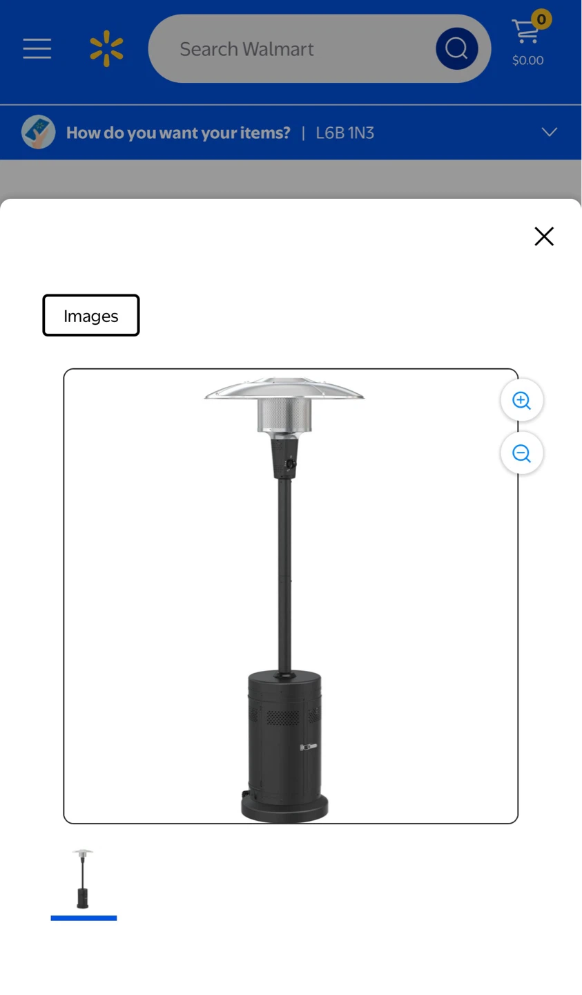 BNIB - Outdoor Patio Heater. $90 if picked up TODAY
