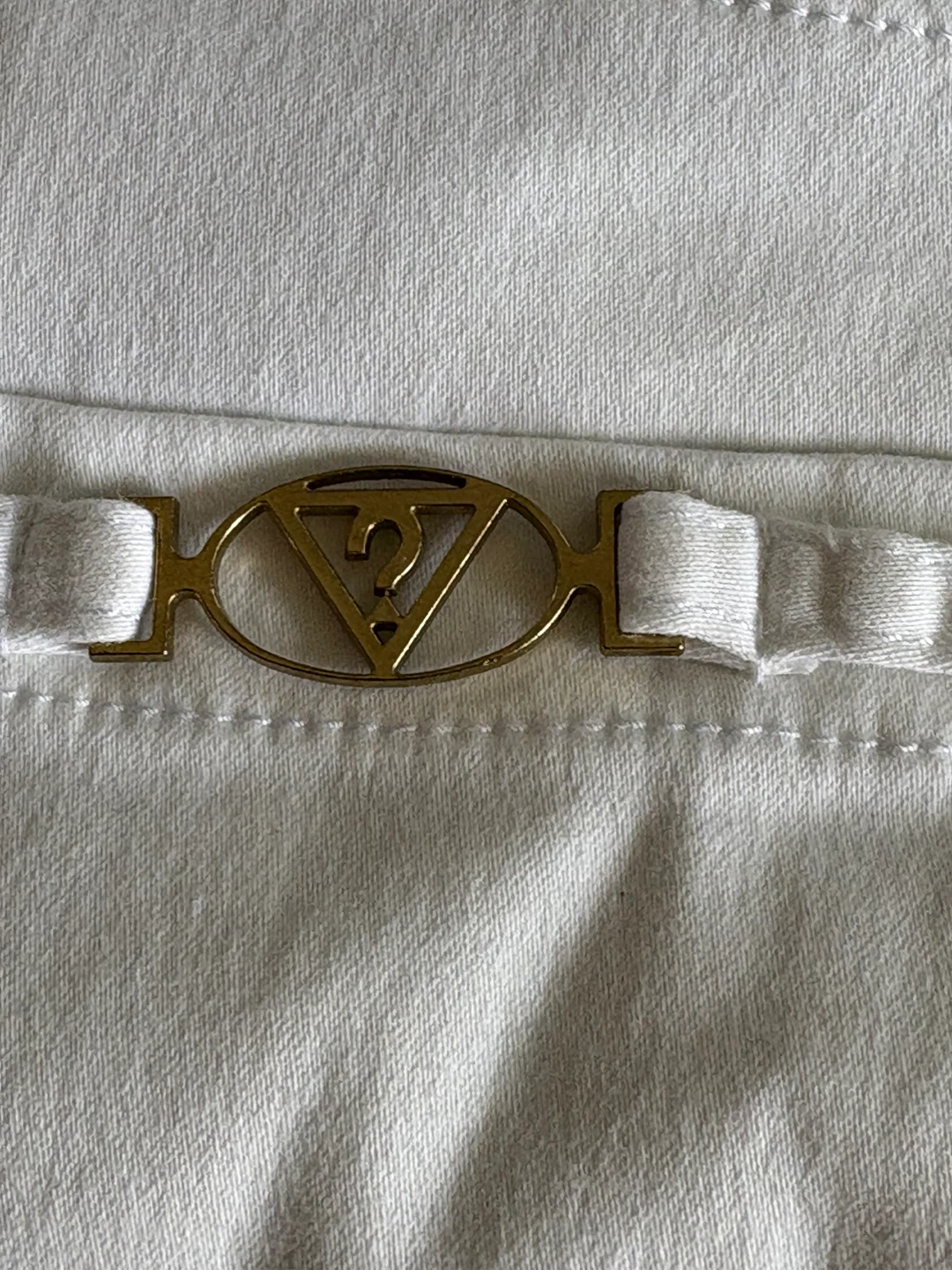 GUESS White Denim Jeans - photo 3