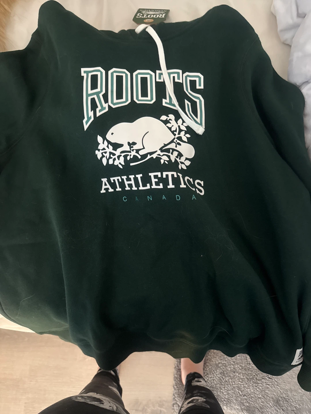 Roots Athletics Crewneck Sweatshirt - Dark Green