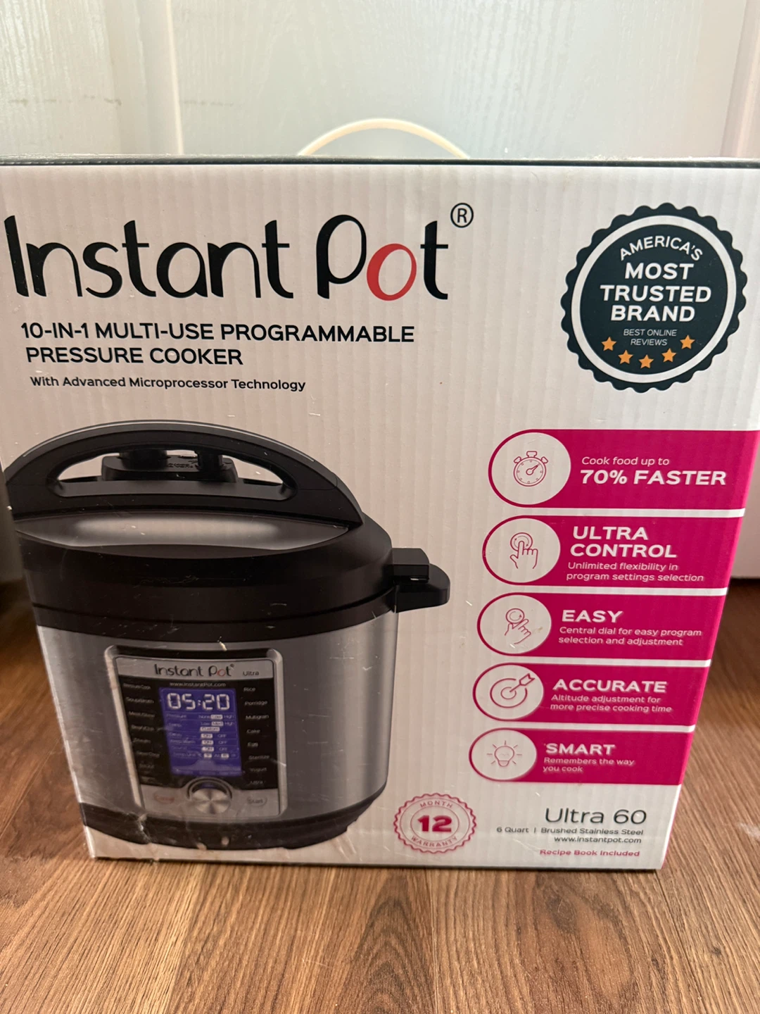 BNIB - Instant Pot Ultra 60 10-in-1 Programmable Pressure Cooker