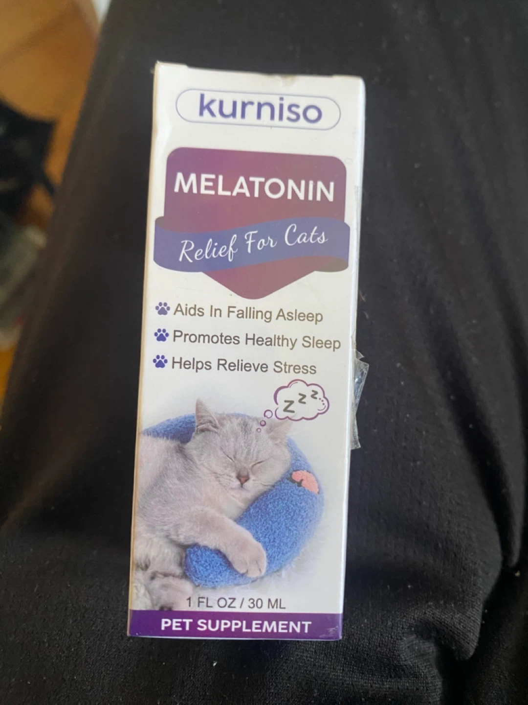 Kurniso Melatonin Pet Supplement for Cats - 30 ml