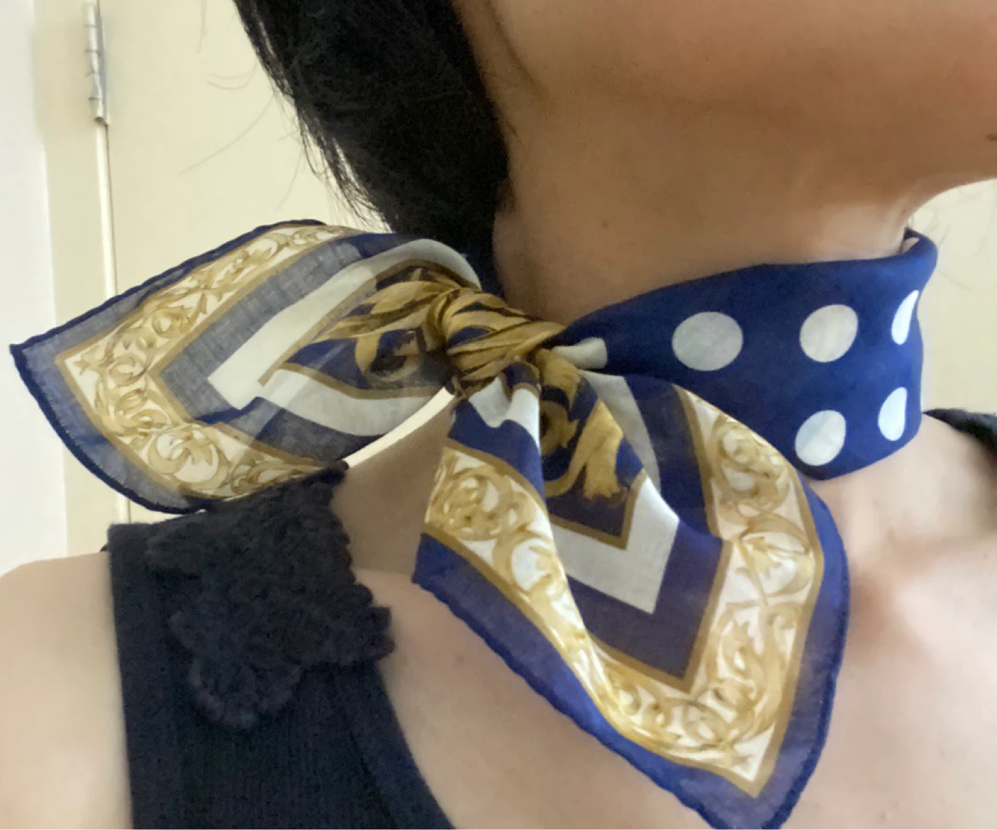 Christian Dior handkerchief scarf