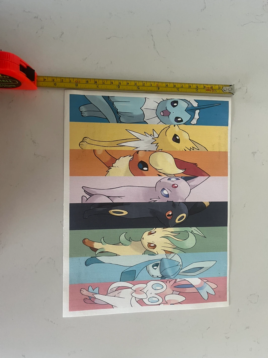 Pokemon Eevee Evolutions Canvas Print 8.5x11” - photo 2