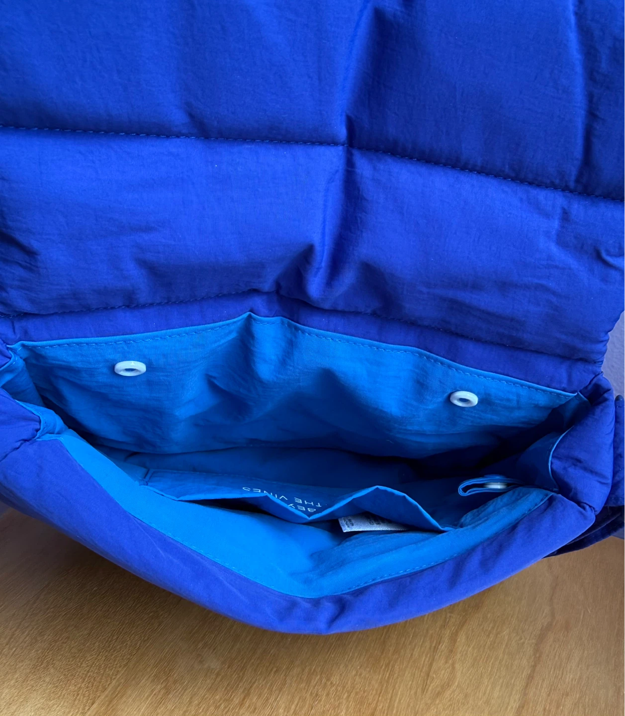 Blue Puffer Shoulder Bag - photo 3