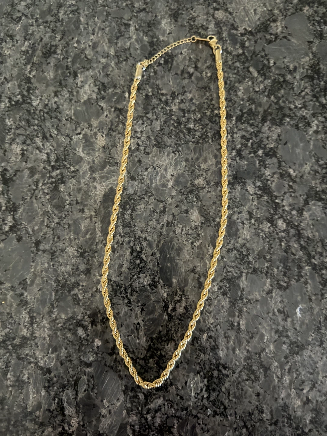Rope Chain Necklace (stainless steel)