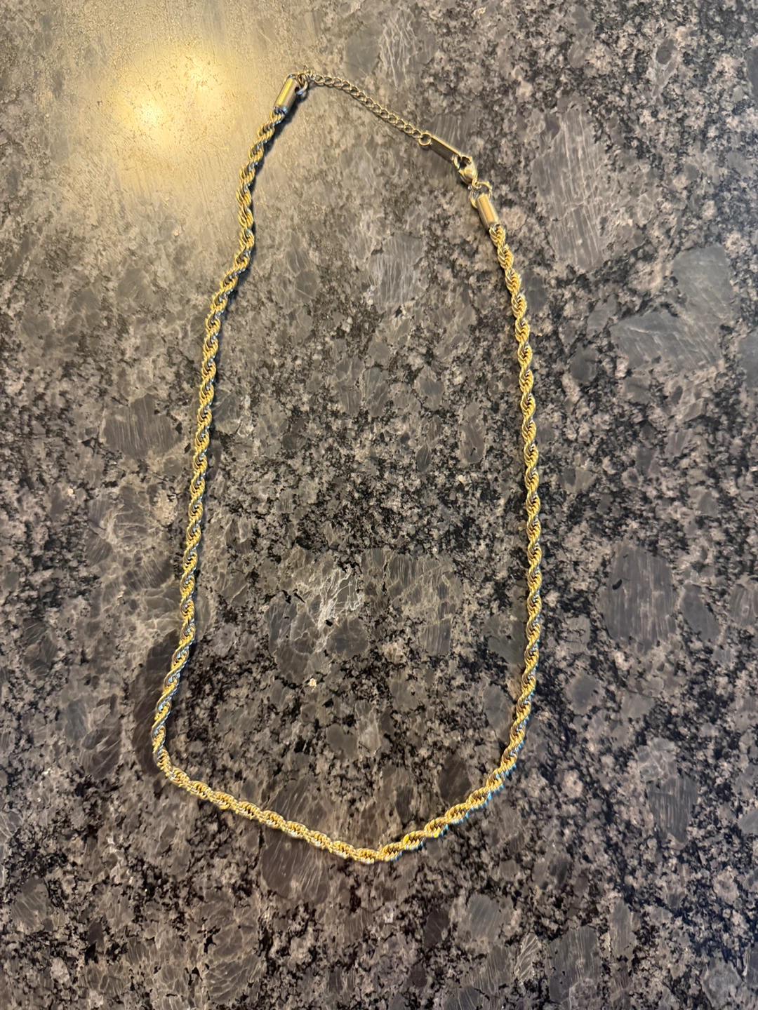 Rope Chain Necklace (stainless steel) - photo 2