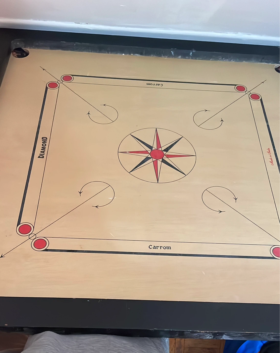 Diamond Carrom Board