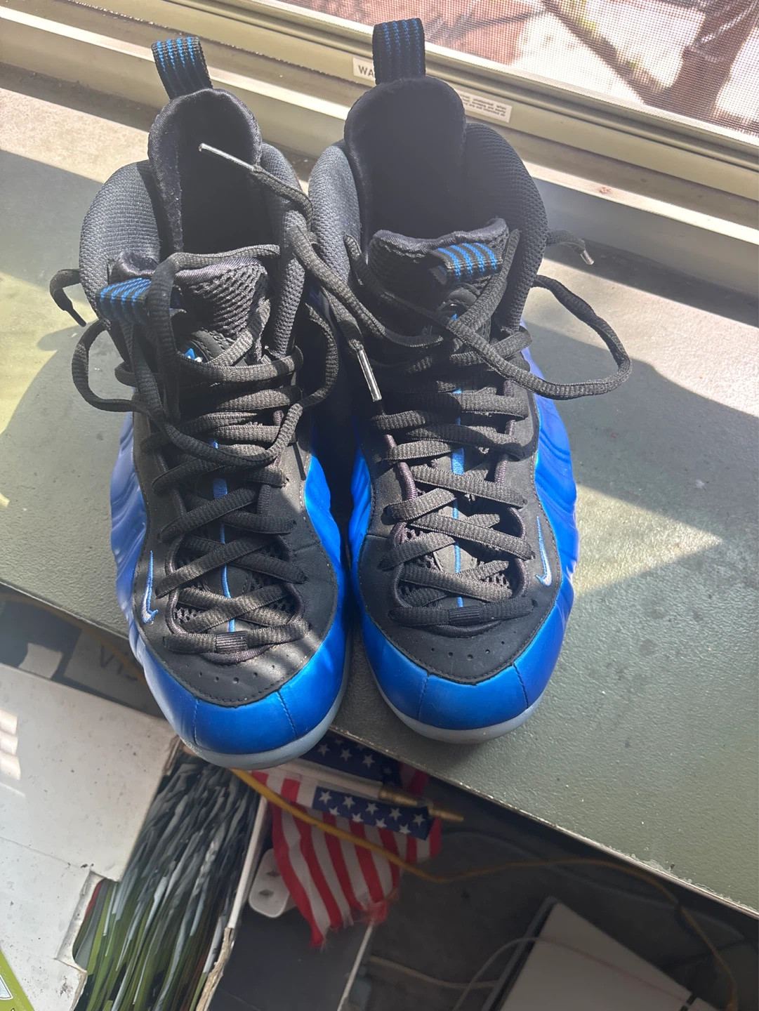 Nike Air Foamposite One Royal Blue Basketball Shoes - photo 2