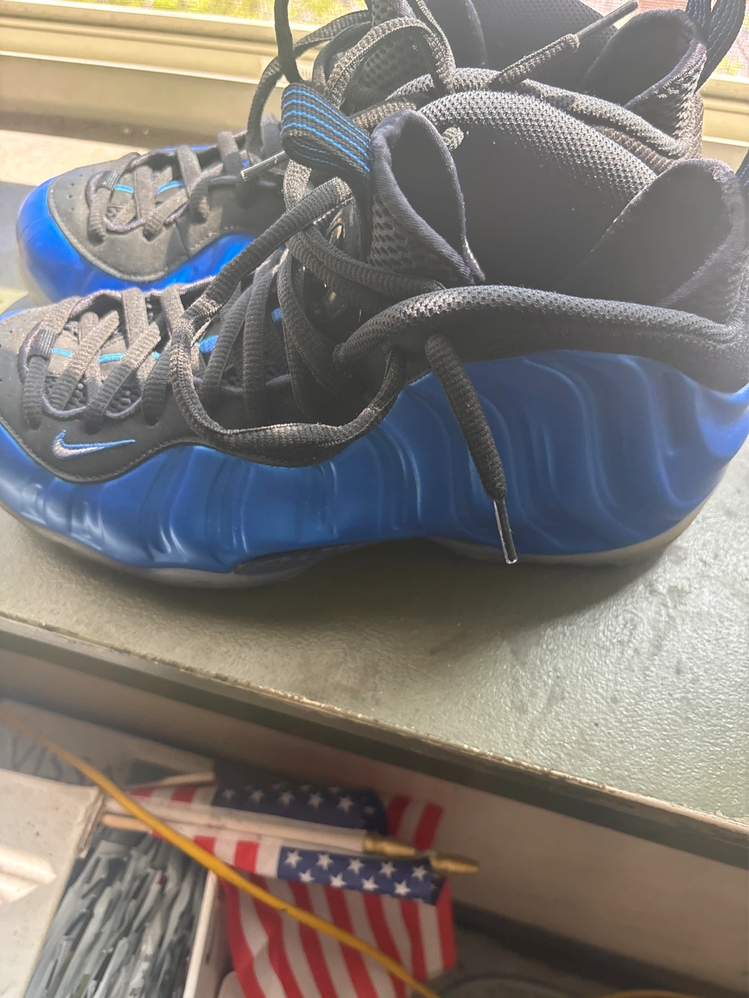 Nike Air Foamposite One Royal Blue Basketball Shoes - photo 4