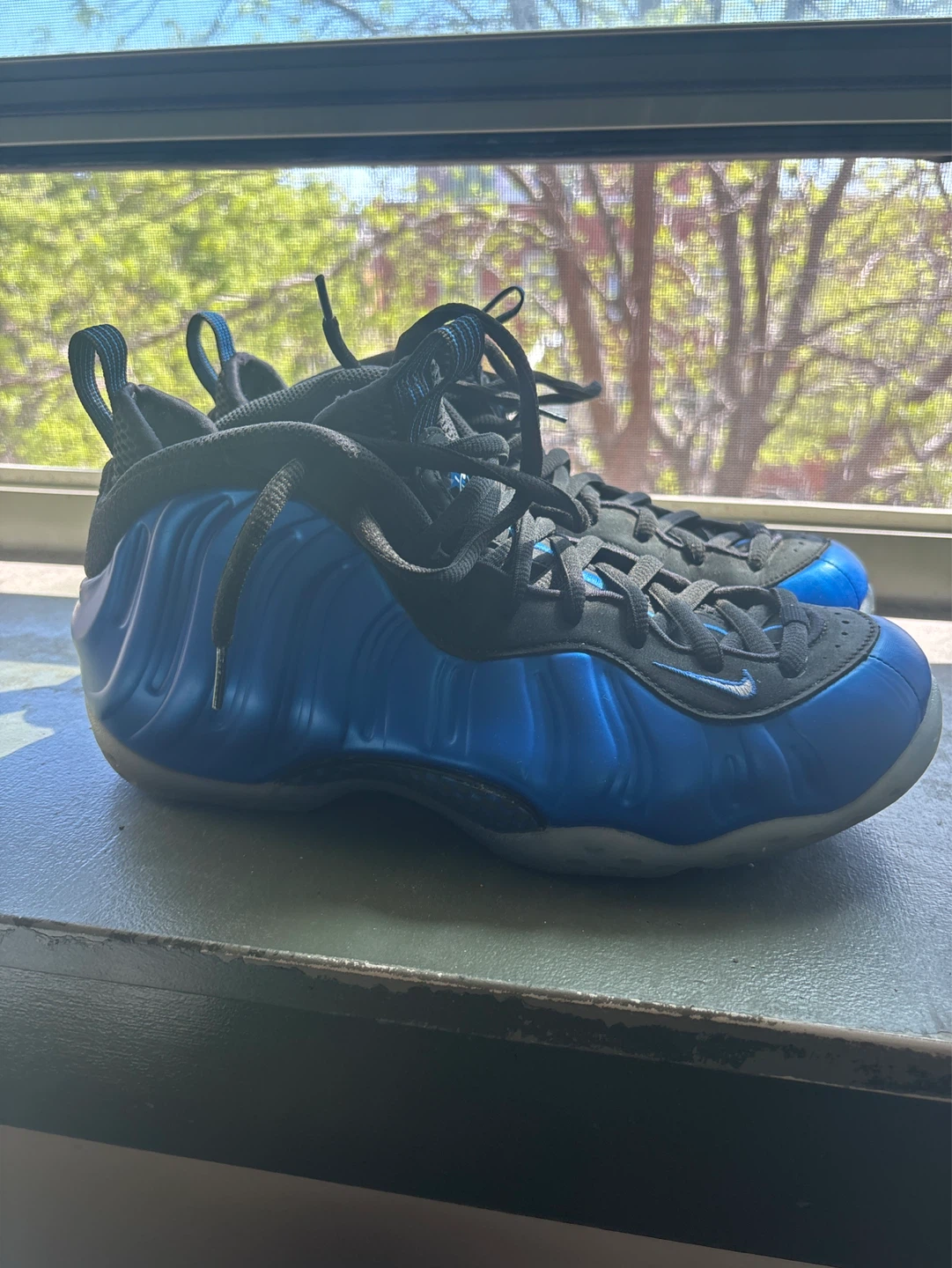 Nike Air Foamposite One Royal Blue Basketball Shoes