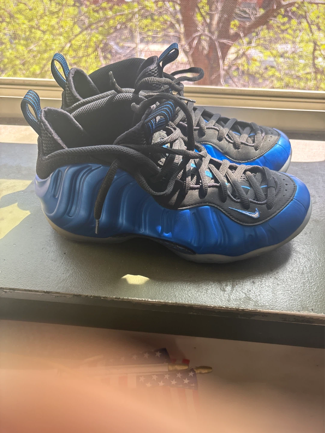 Nike Air Foamposite One Royal Blue Basketball Shoes - photo 3