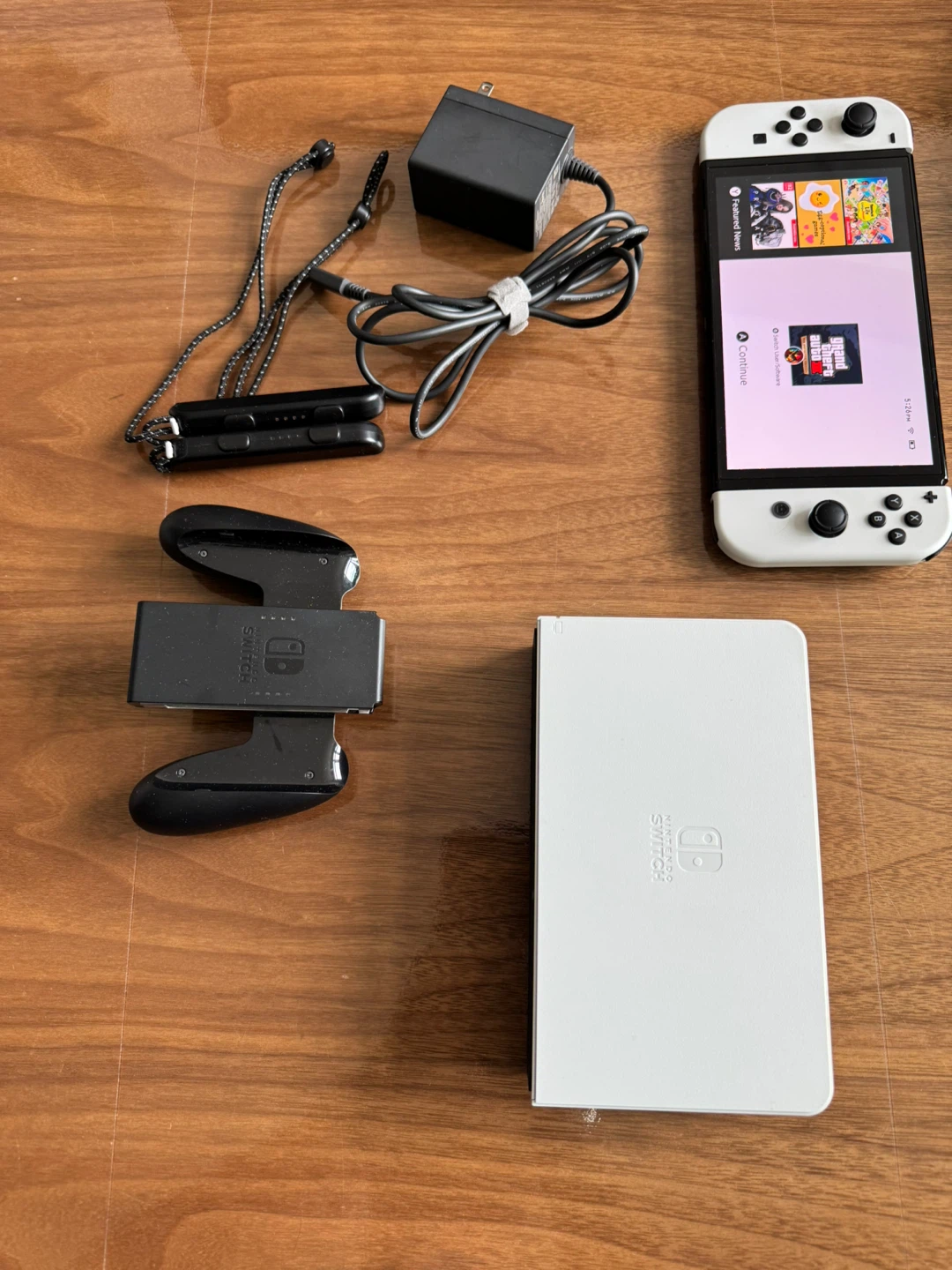 Nintendo Switch OLED Model with White Joy-Cons - photo 3