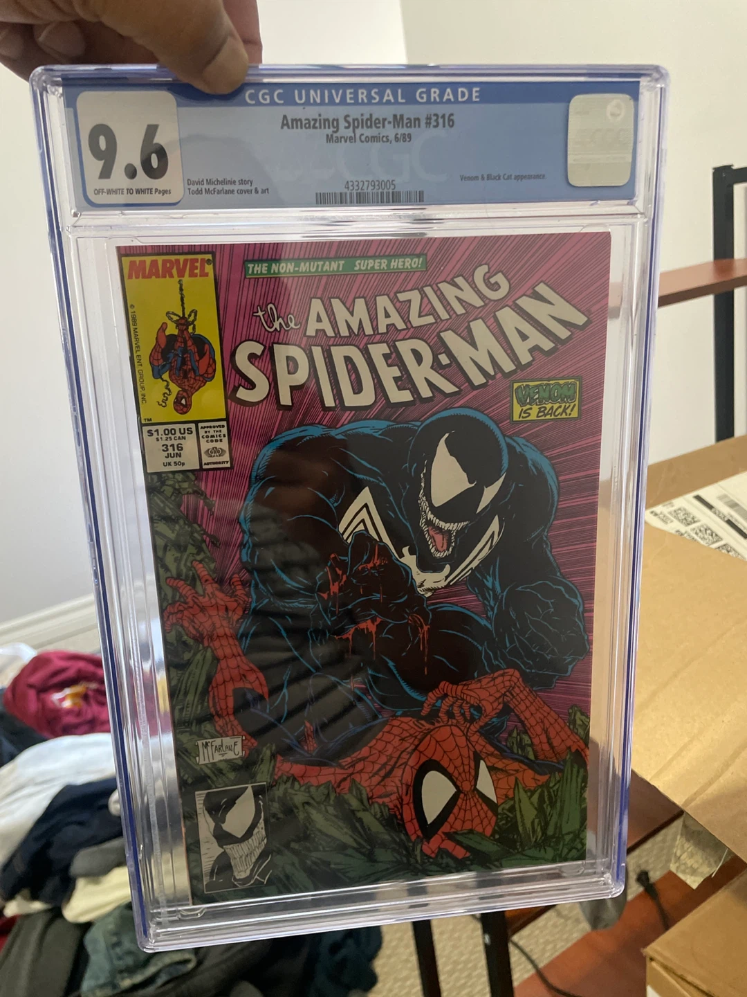 Amazing Spider-Man #316 CGC 9.6 Universal Grade Comic Book
