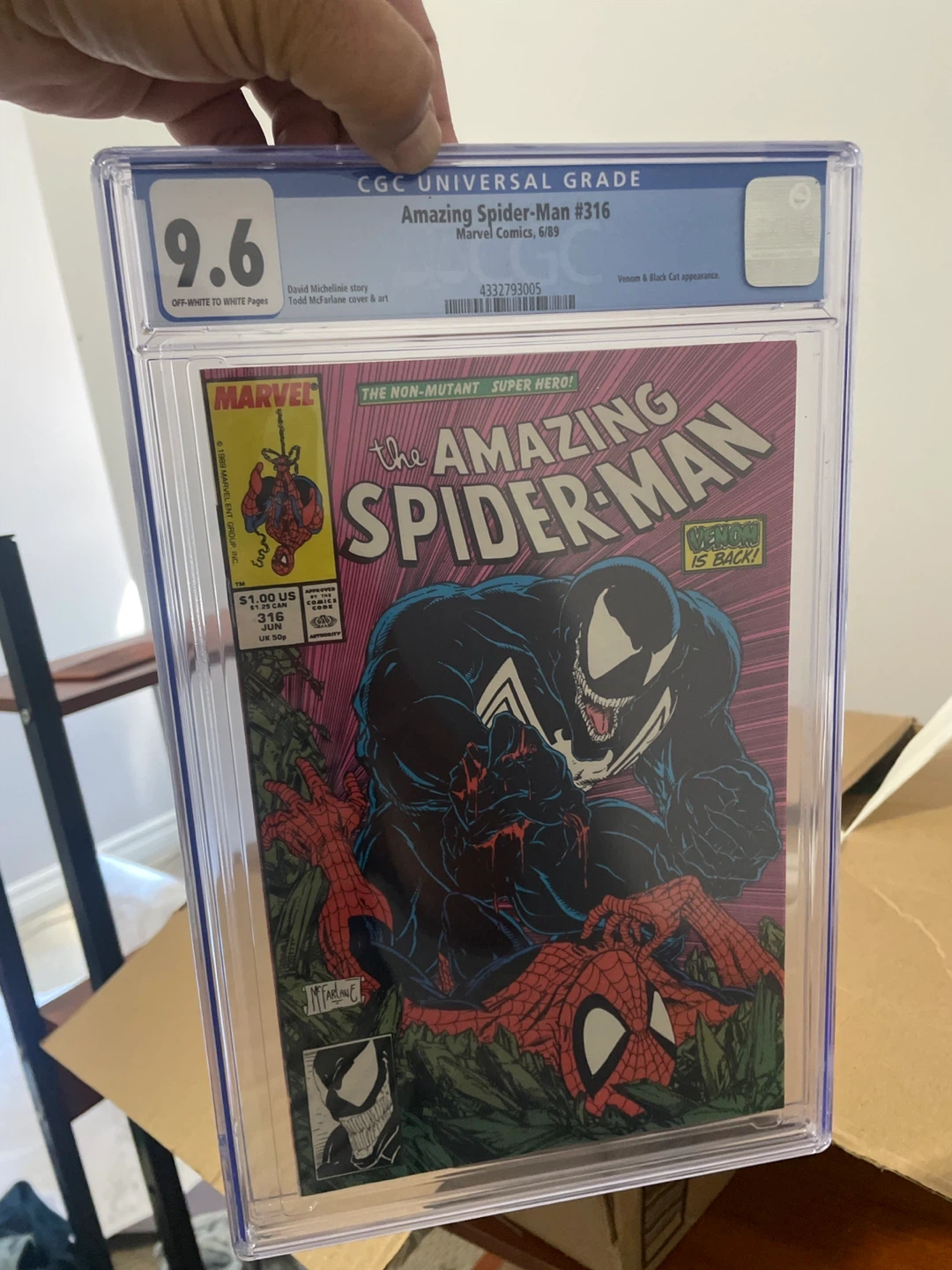 Amazing Spider-Man #316 CGC 9.6 Universal Grade Comic Book - photo 3