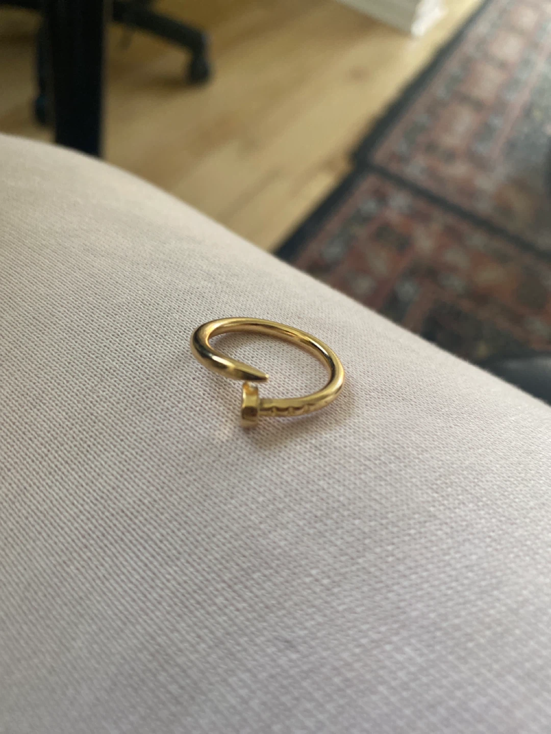 Gold Nail Ring