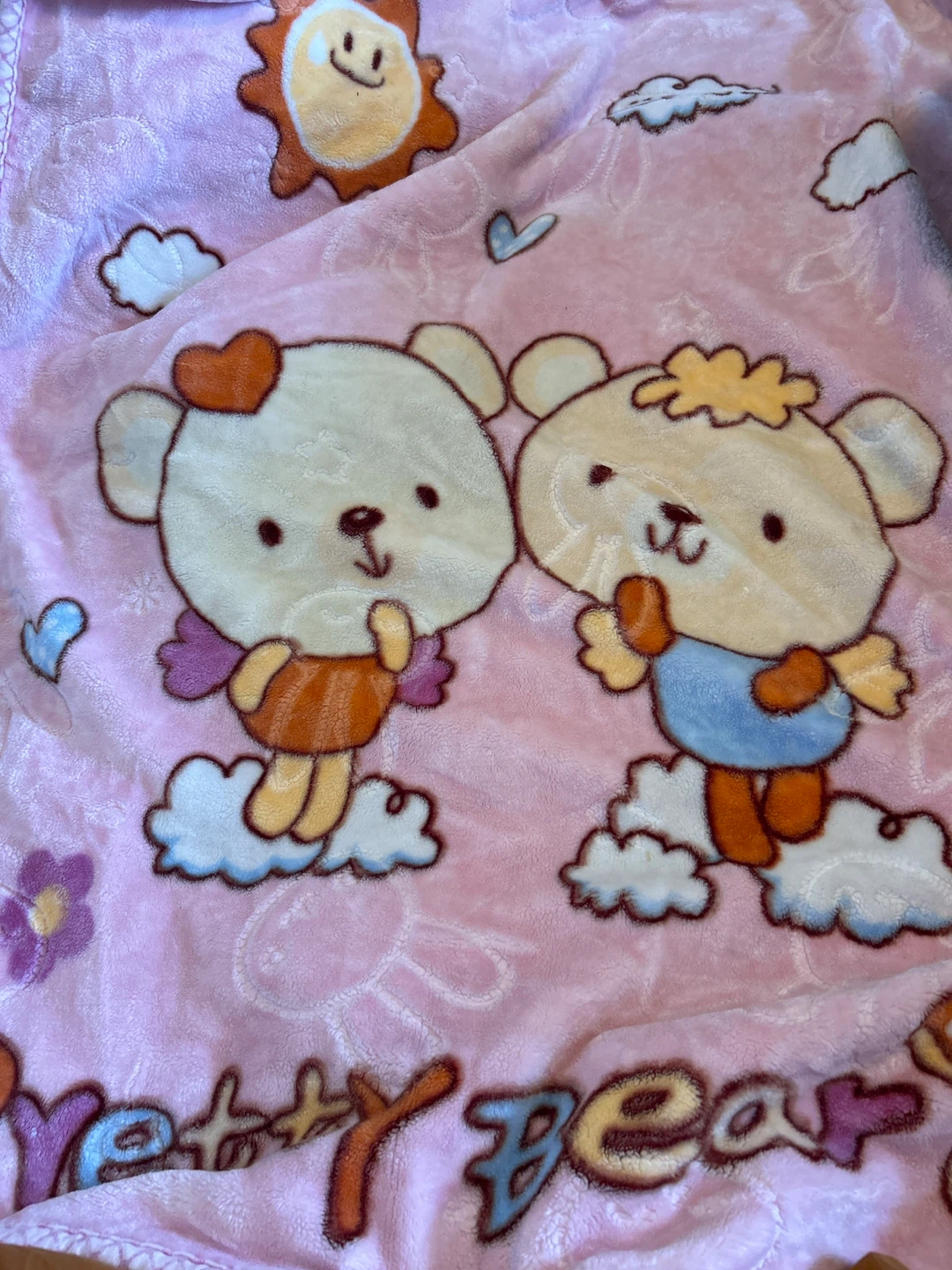 Pretty Bear Baby Blanket