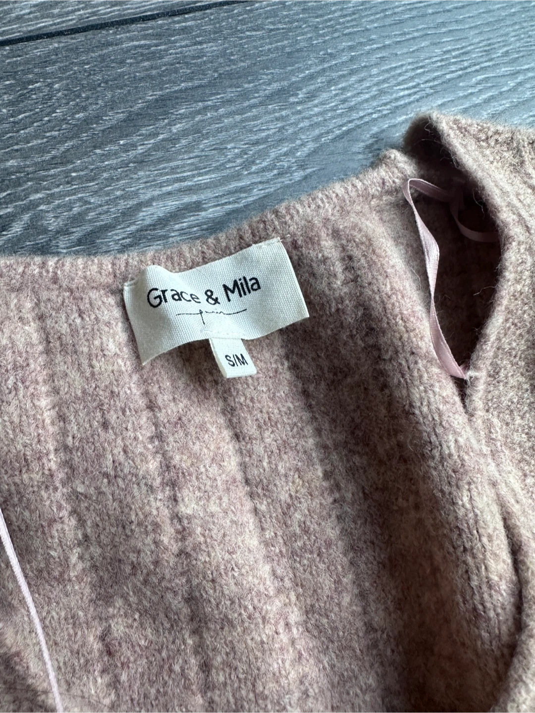 Grace & Mila Ribbed Sweater - S/M - photo 2