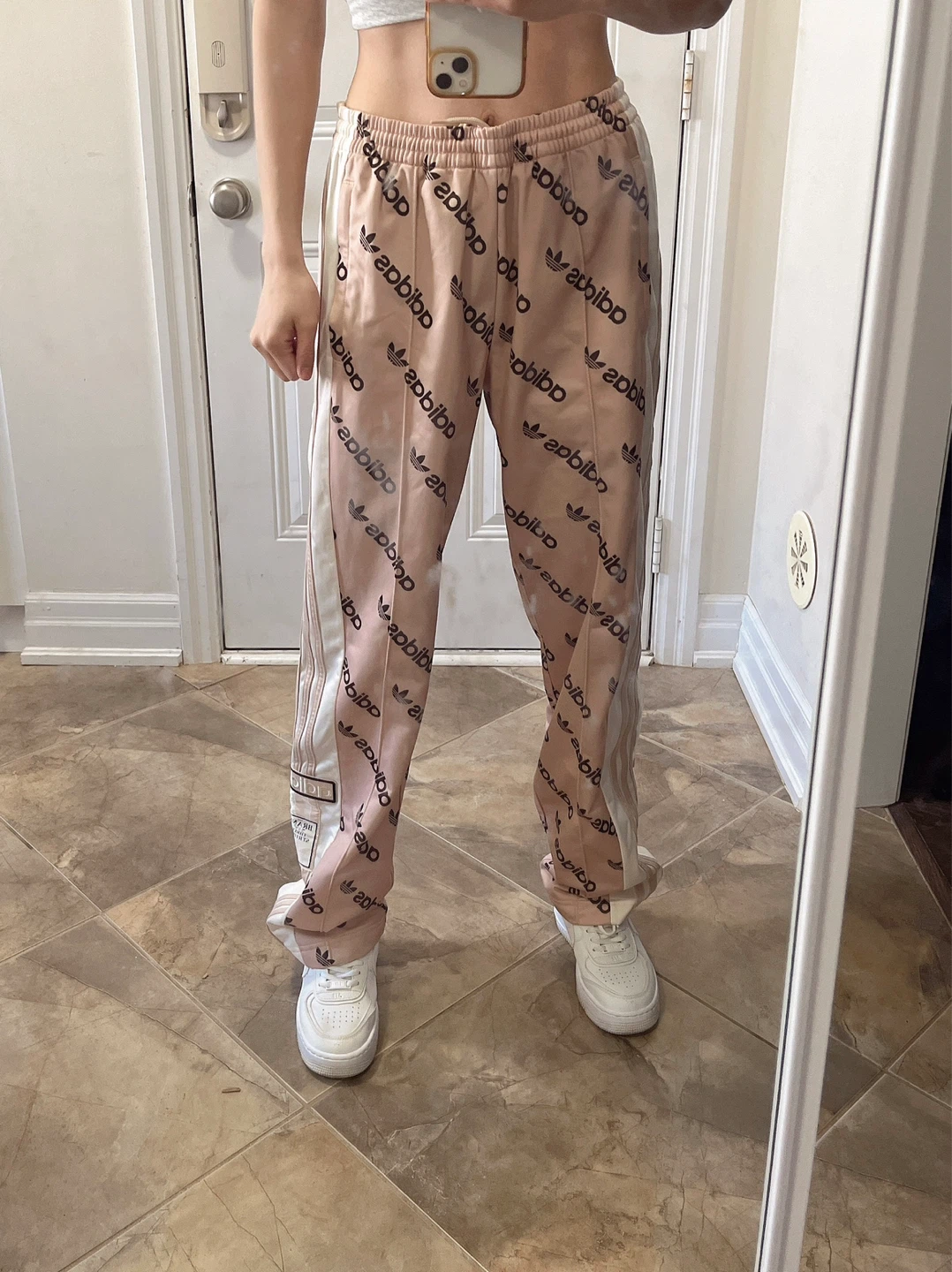 Adidas Track Pants Pink size S(run large) - photo 3