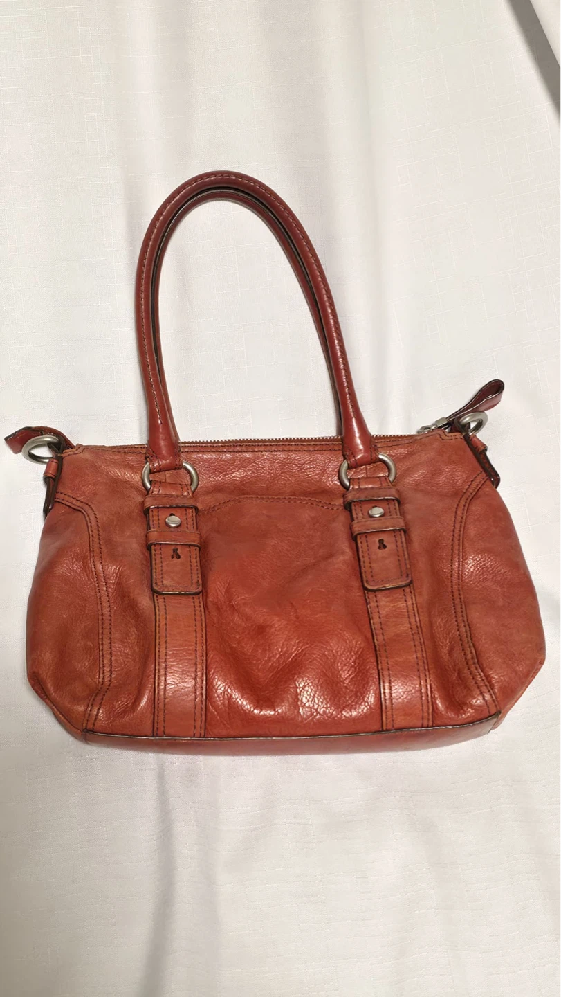 Fossil Leather Satchel Handbag - photo 5