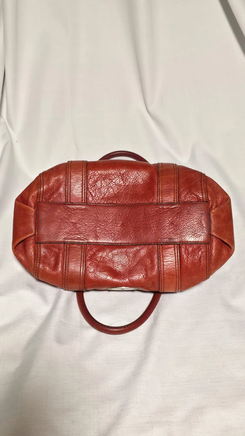 Fossil Leather Satchel Handbag - photo 4