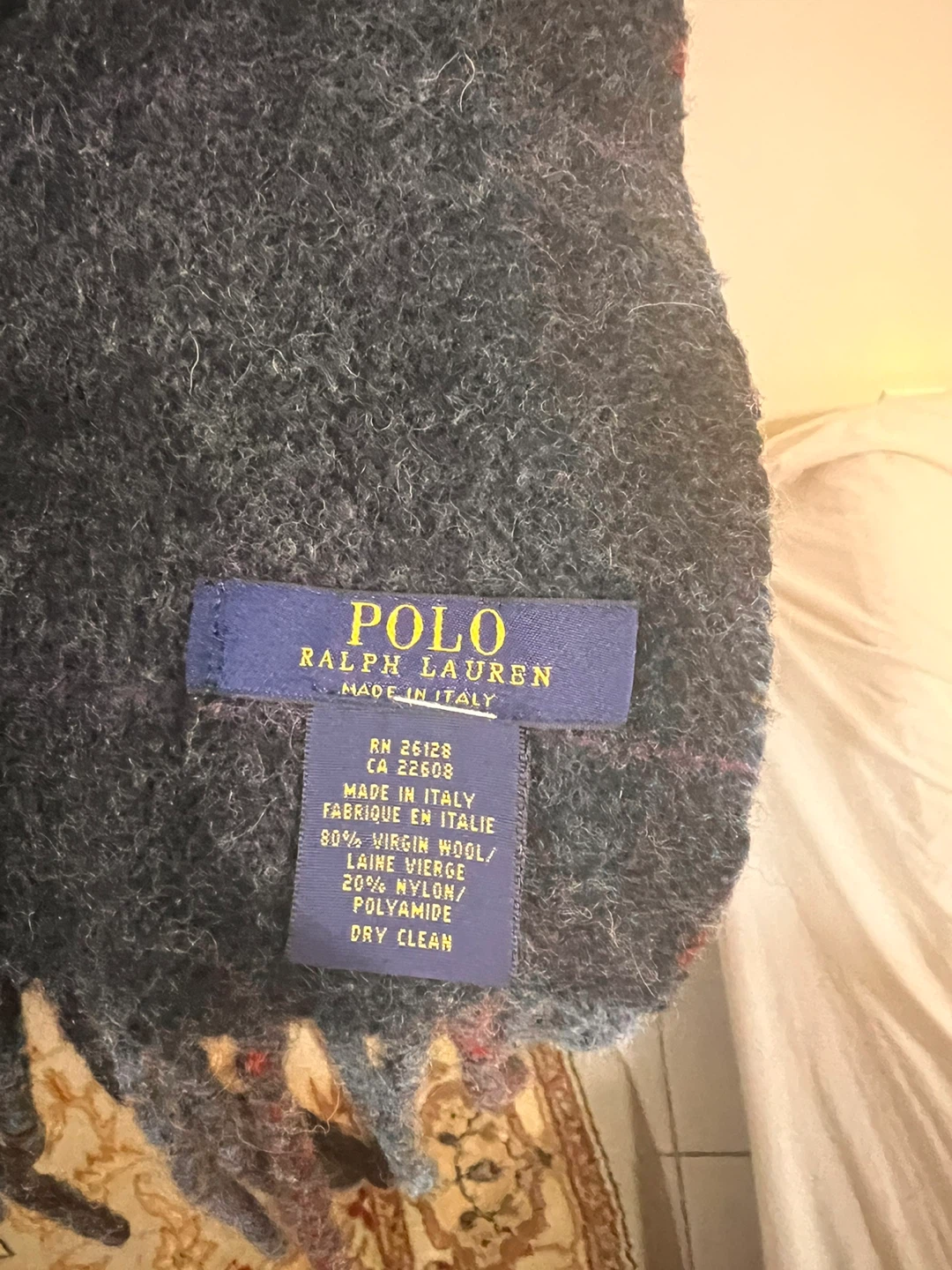 New original without tag Polo Ralph Lauren Plaid Scarf - photo 4