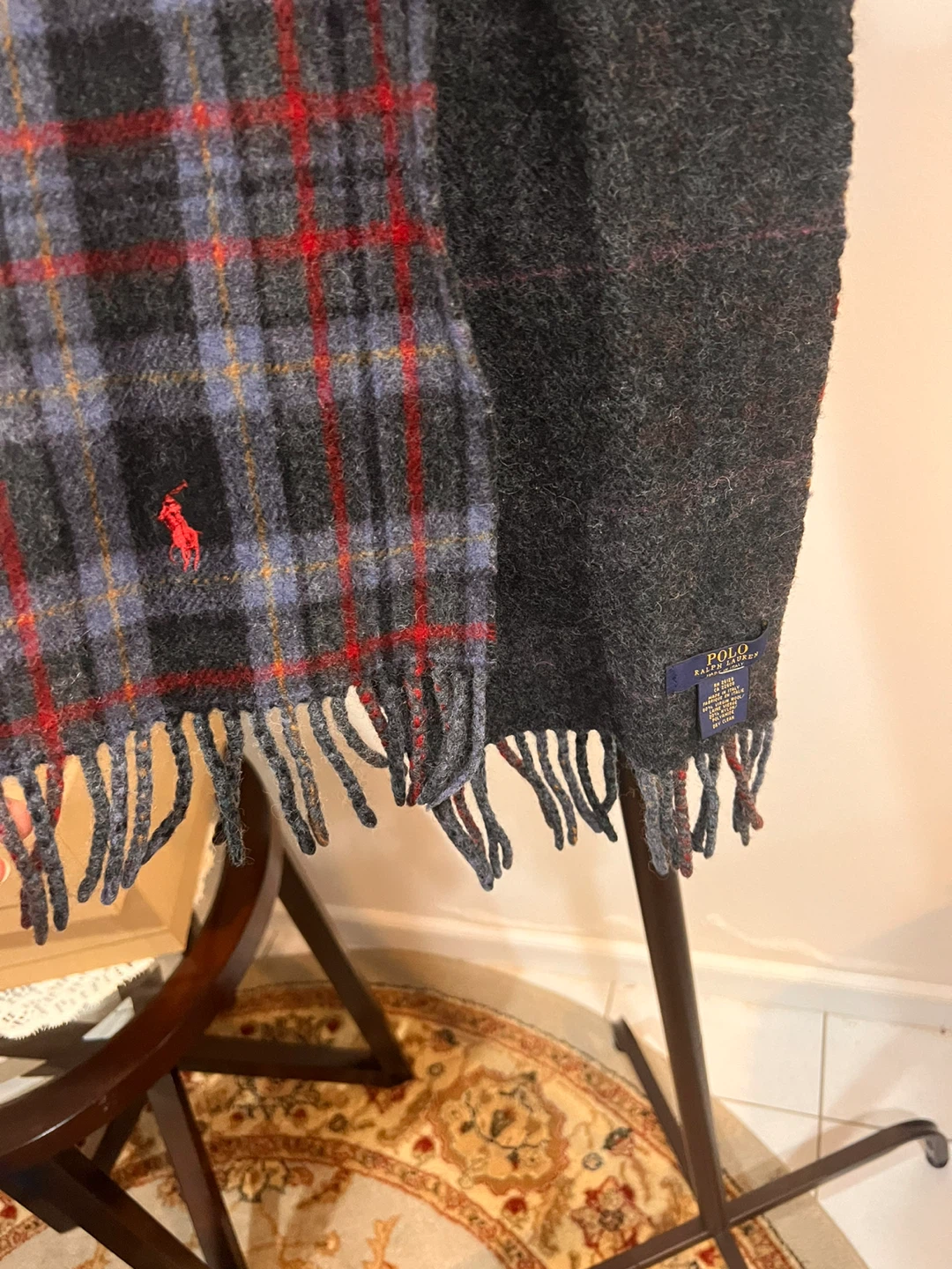 New original without tag Polo Ralph Lauren Plaid Scarf