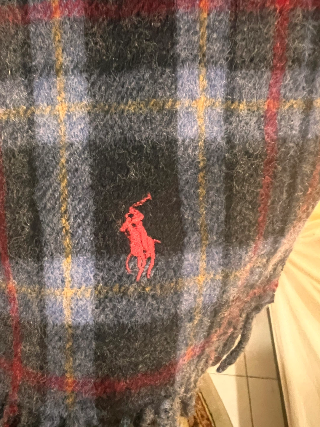 New original without tag Polo Ralph Lauren Plaid Scarf - photo 5
