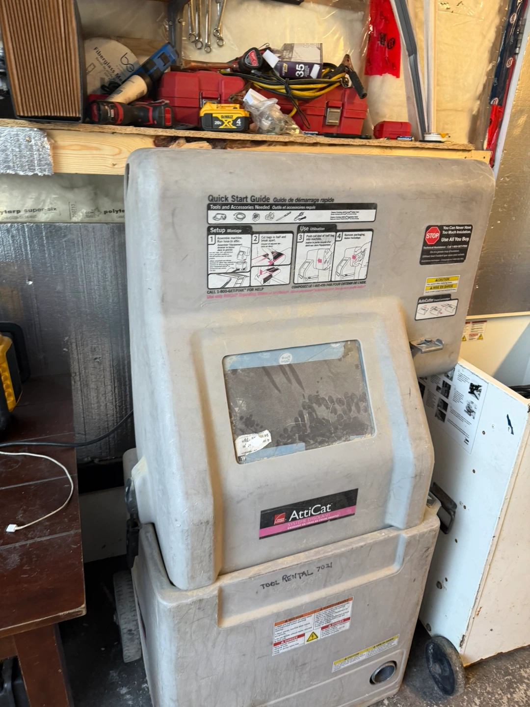 AttiCat Insulation Blower for rent