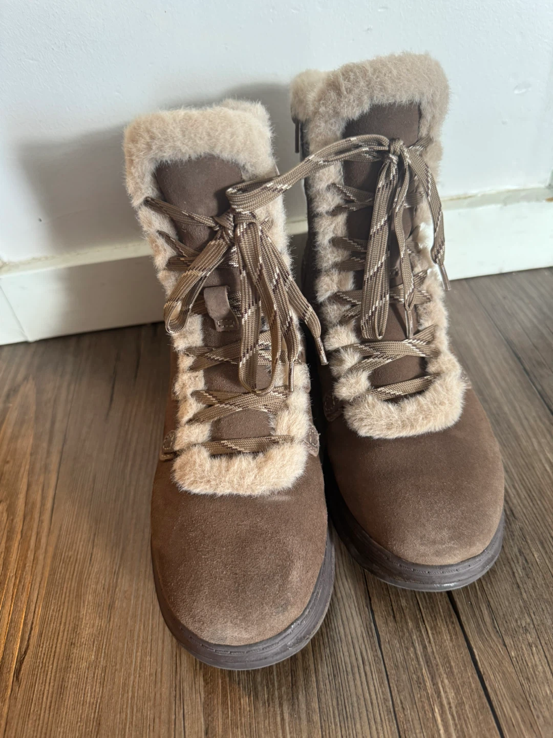 Brown Suede Winter Boots - Women's Size 6.5 - photo 3