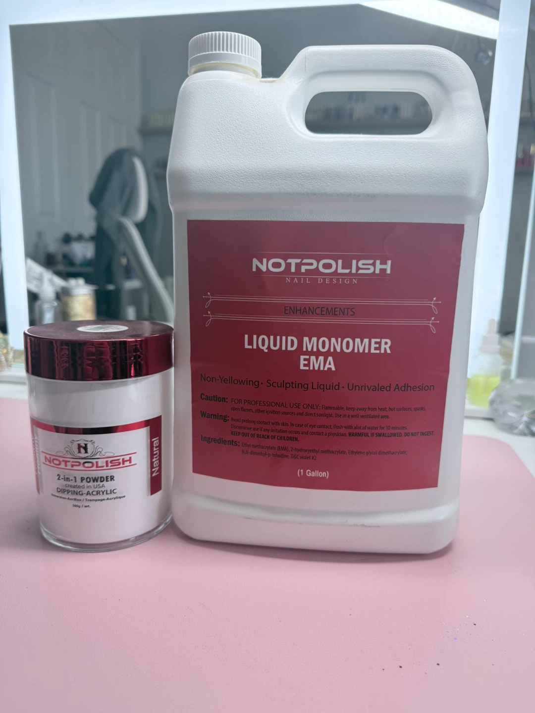 NOTPOLISH Liquid Monomer EMA & 2-in-1 Dipping Acrylic Powder