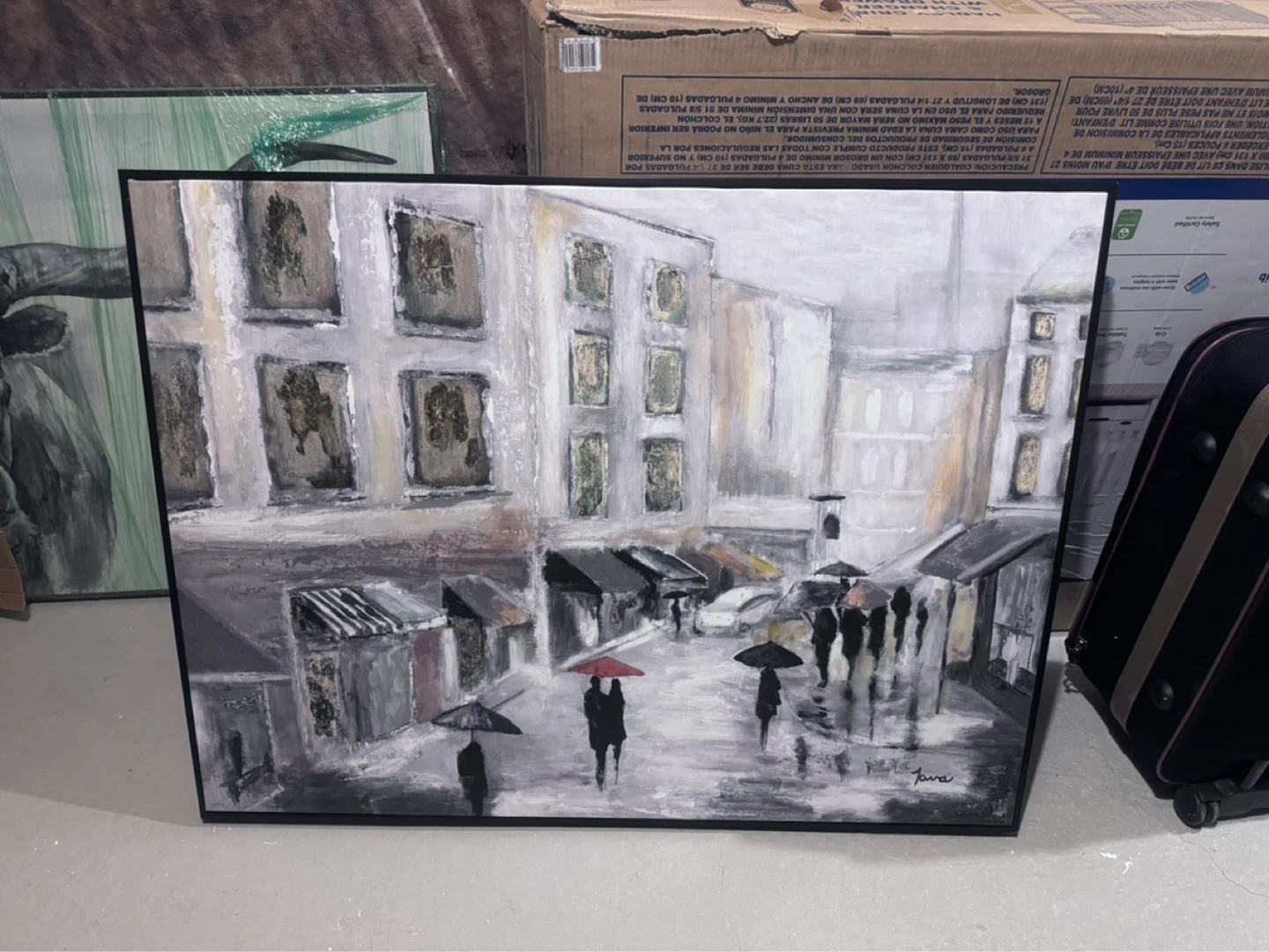 Abstract Cityscape Painting