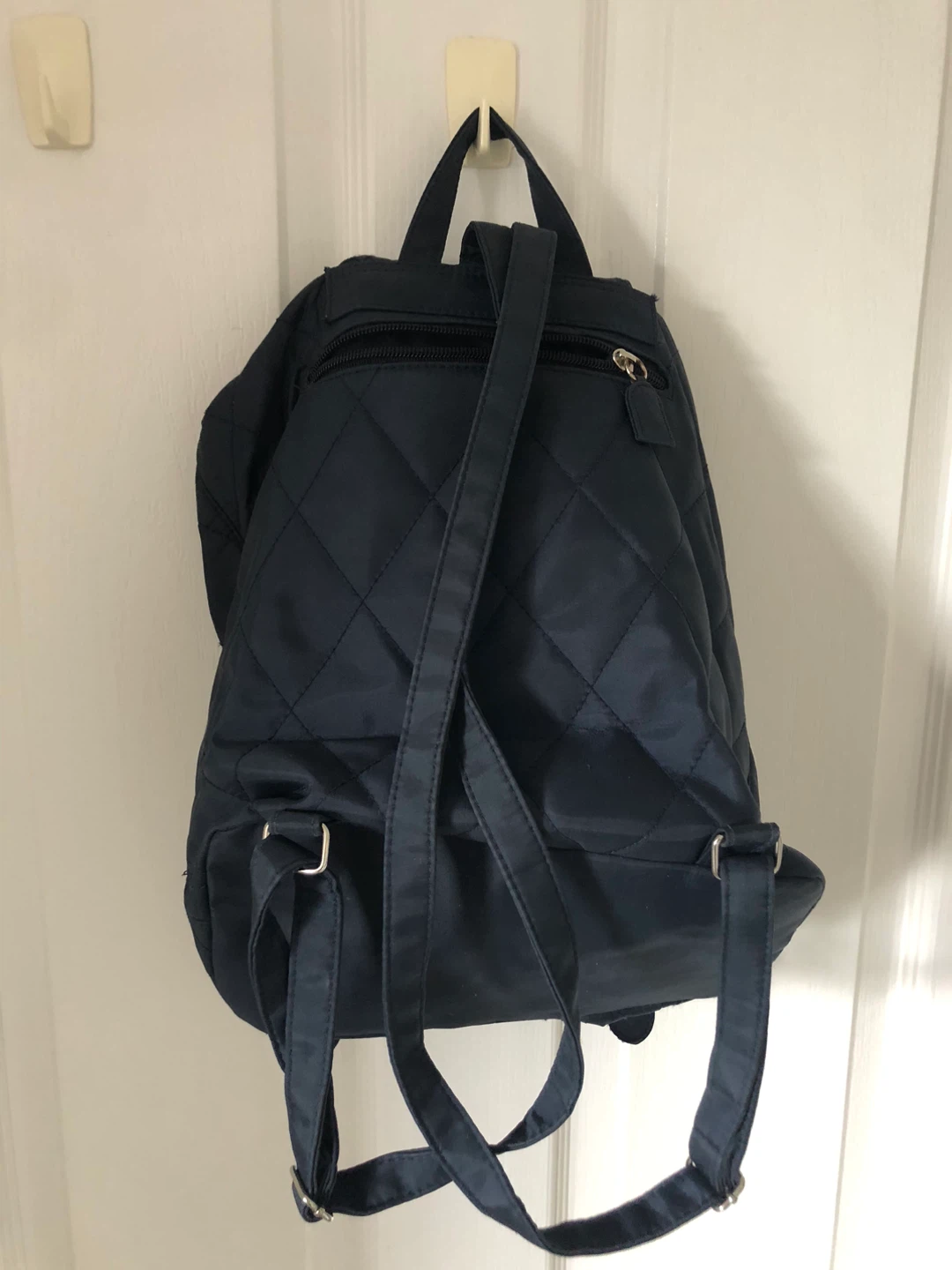 Prada Quilted Nylon Backpack - Navy - photo 2