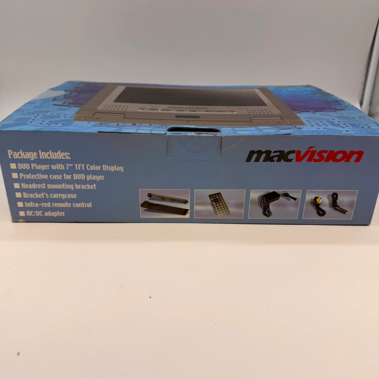 MacVision Portable DVD Player 7” Screen MP007 Brand New - photo 2
