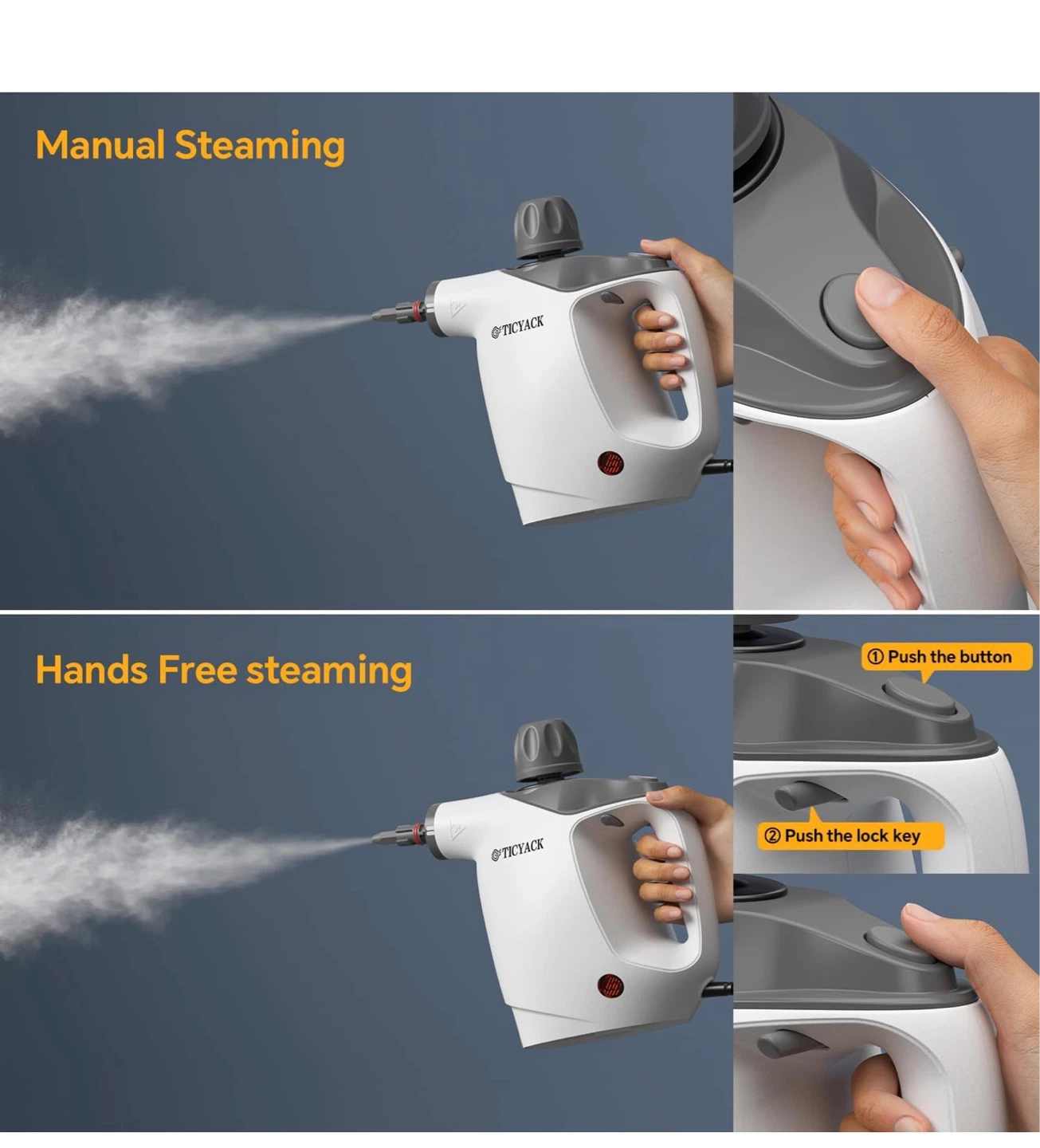 TIC YACK Handheld Steam Cleaner - photo 4