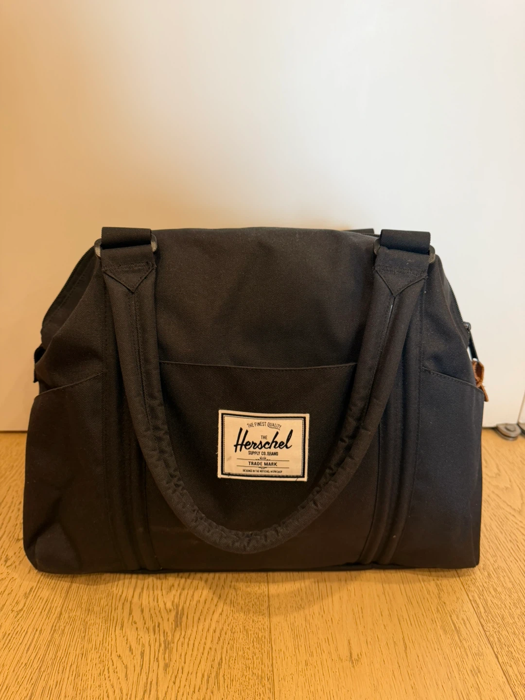 Herschel Black Duffle Bag