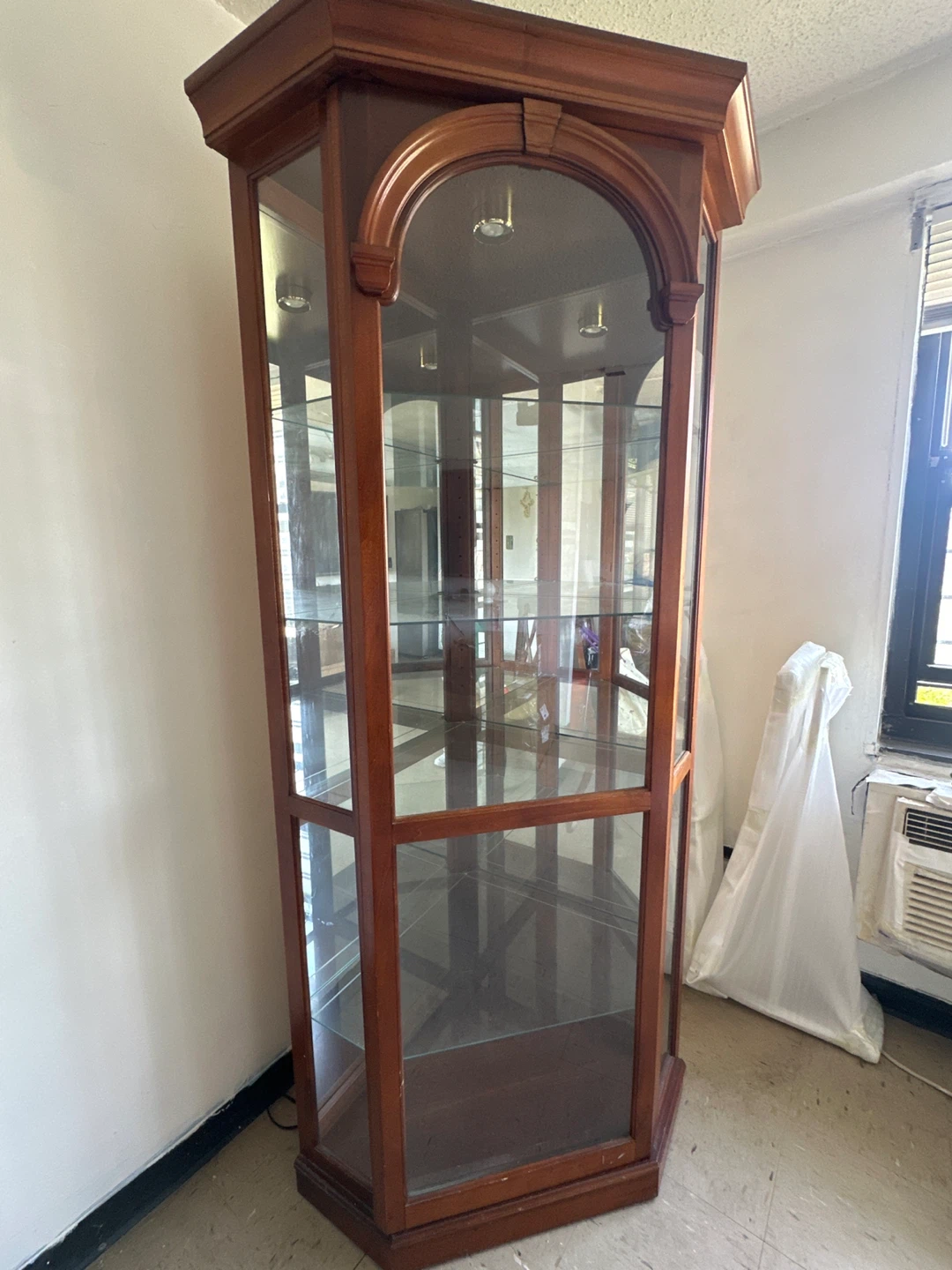 Corner Curio Display Cabinet - photo 2
