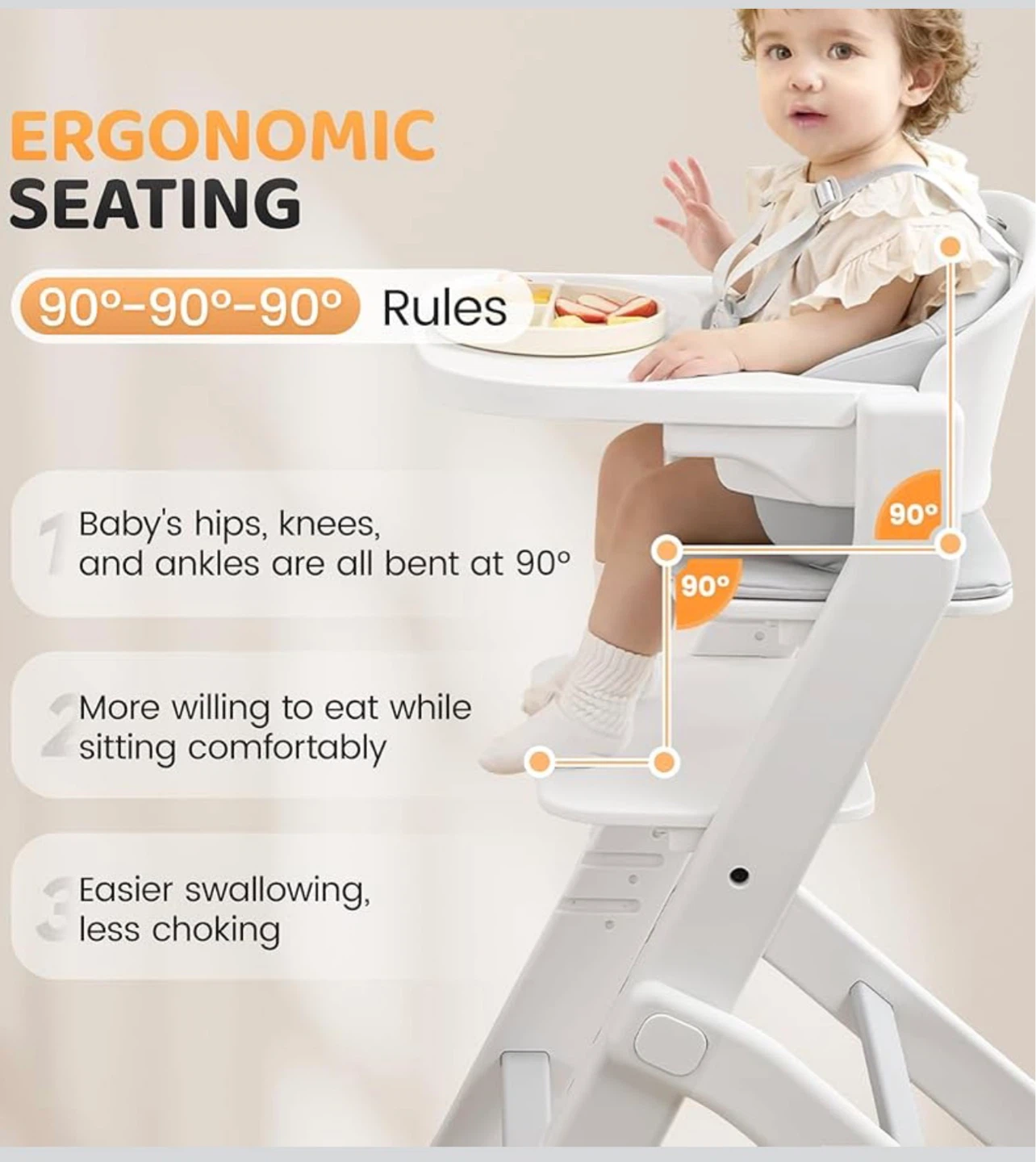 Convertible High Chair - Sage Green - photo 3