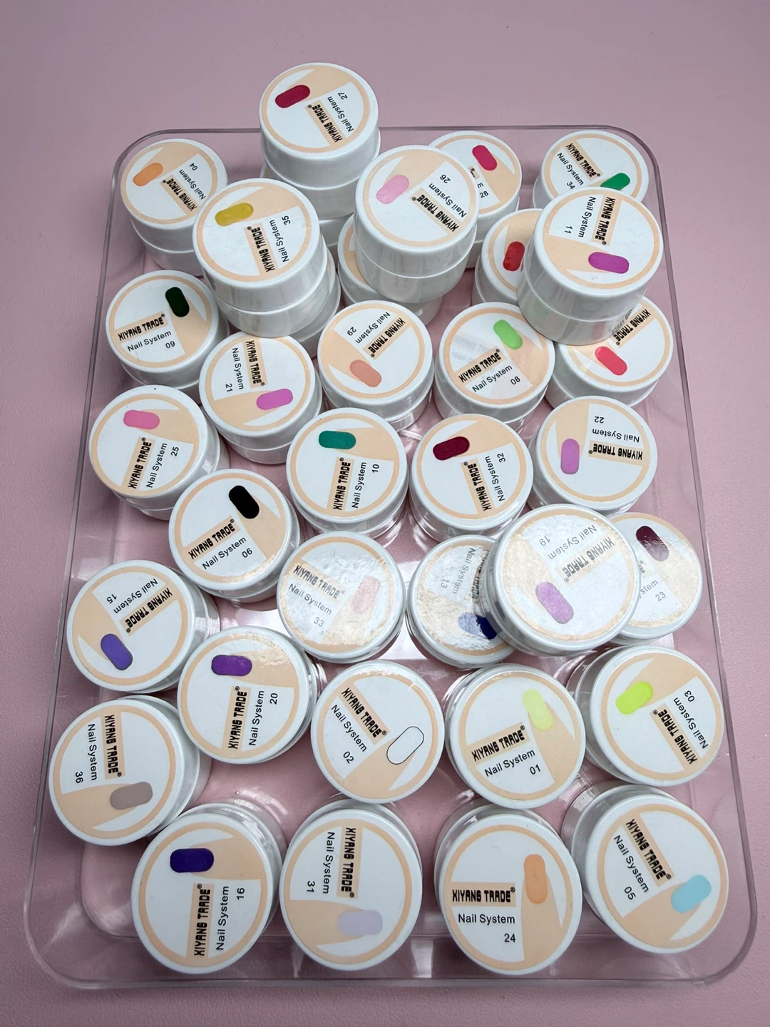Nail System Gel Polish pots