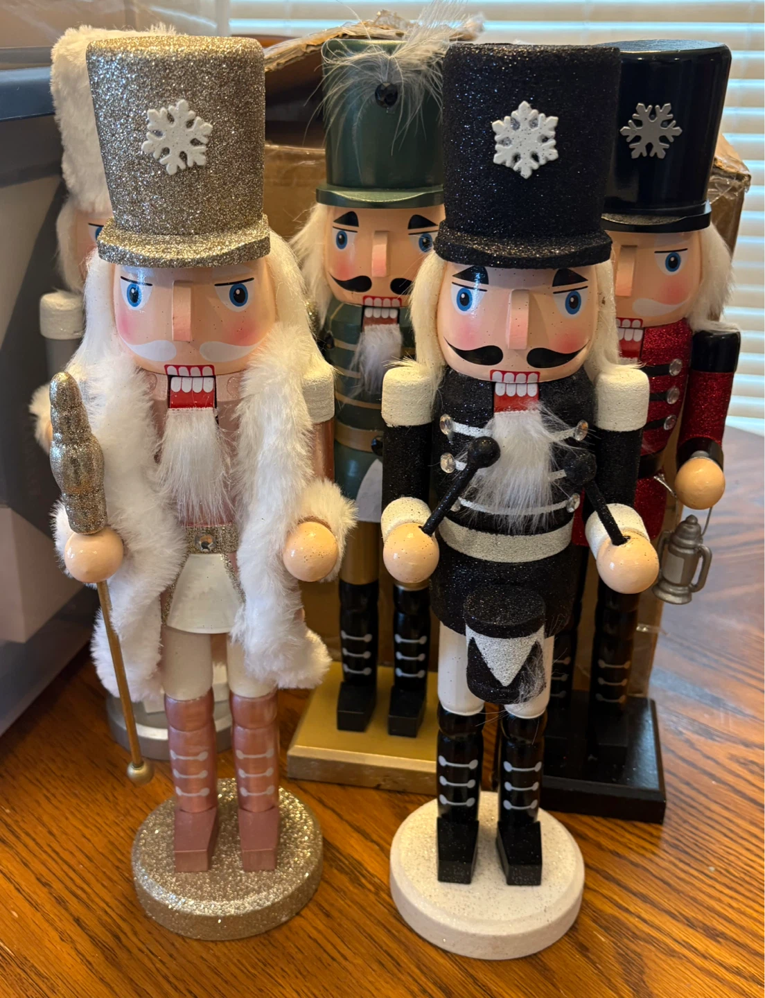 ✨✨Bouclair 14” Wooden Nutcracker Christmas Decorations