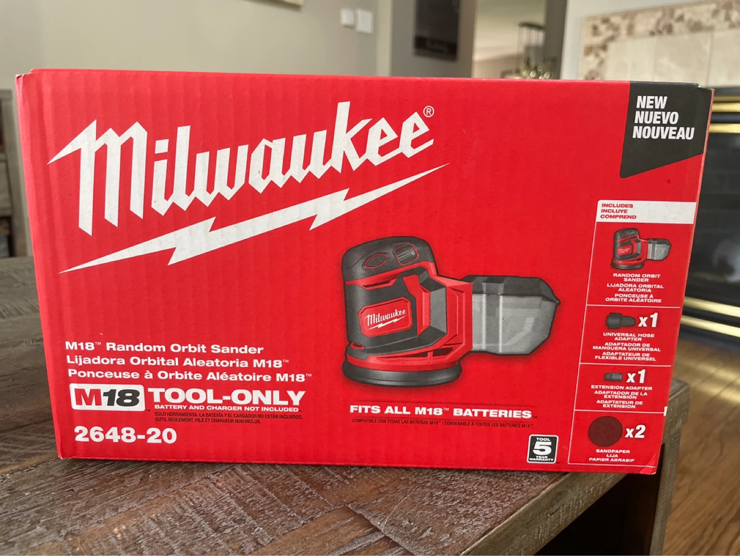 Milwaukee M18 Random Orbit Sander Tool-Only (2648-20)