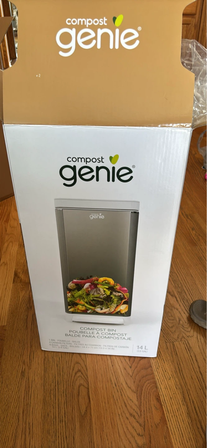 Compost Genie Compost Bin 14L Stainless Steel