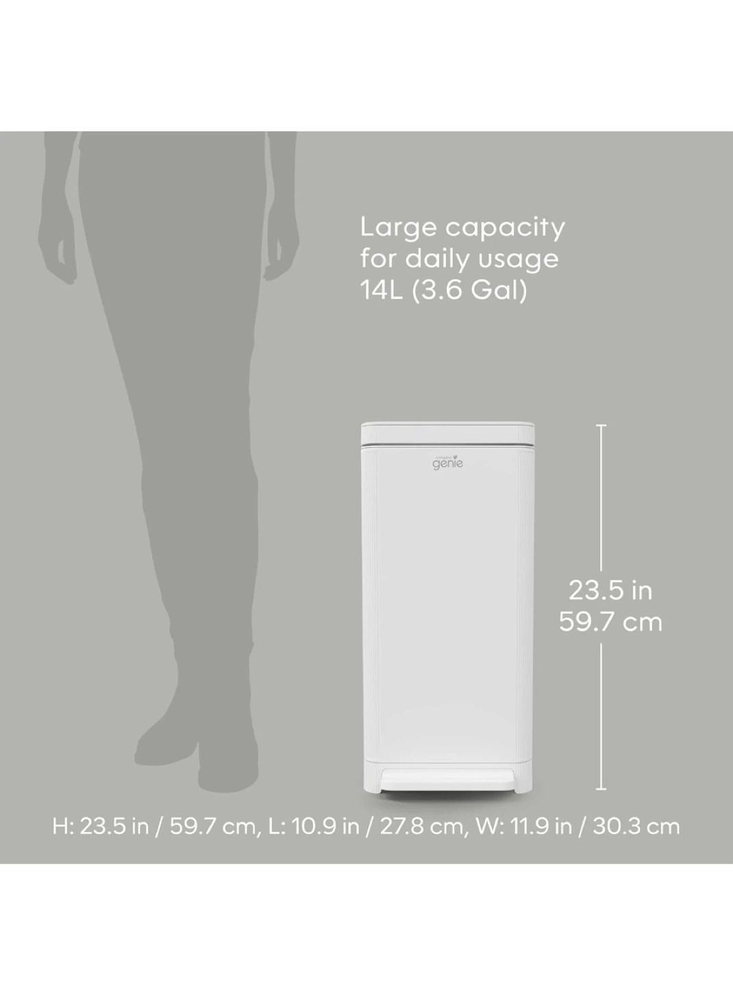 Compost Genie Compost Bin 14L Stainless Steel - photo 3