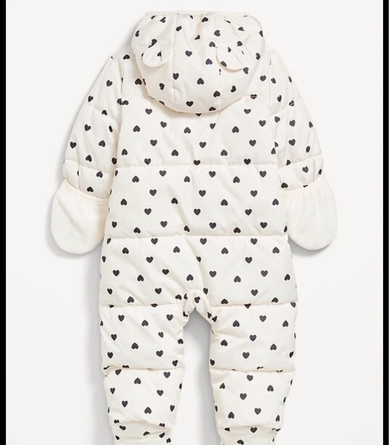 Baby Snowsuit with Hearts - photo 3