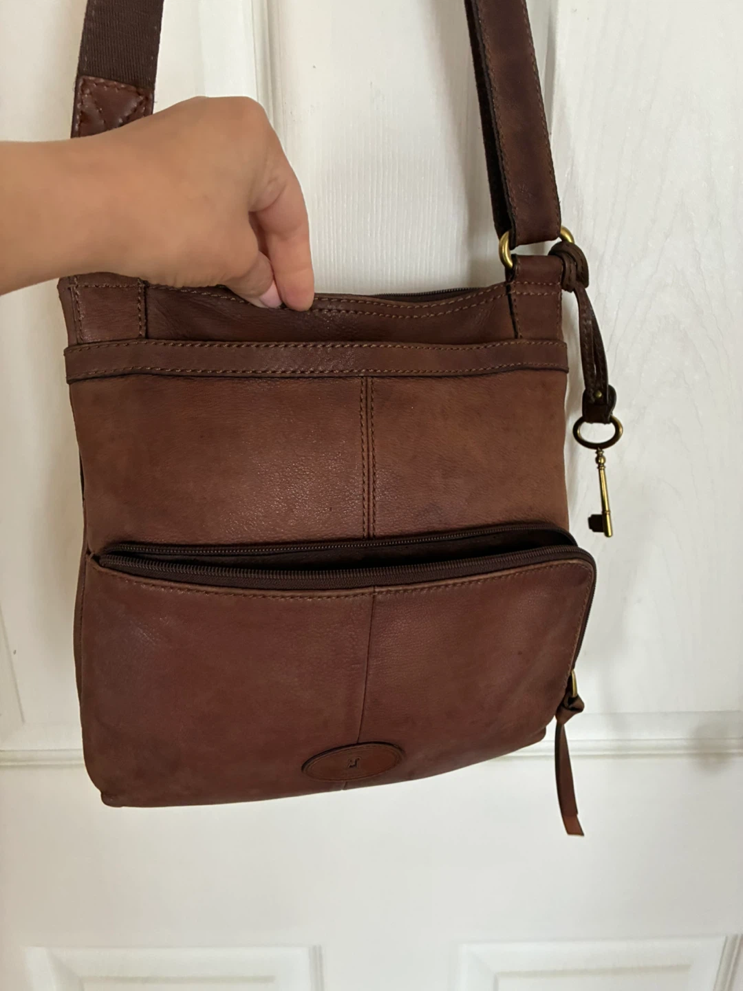 Fossil Brown Leather ‘Morgan’ Crossbody Bag - photo 3