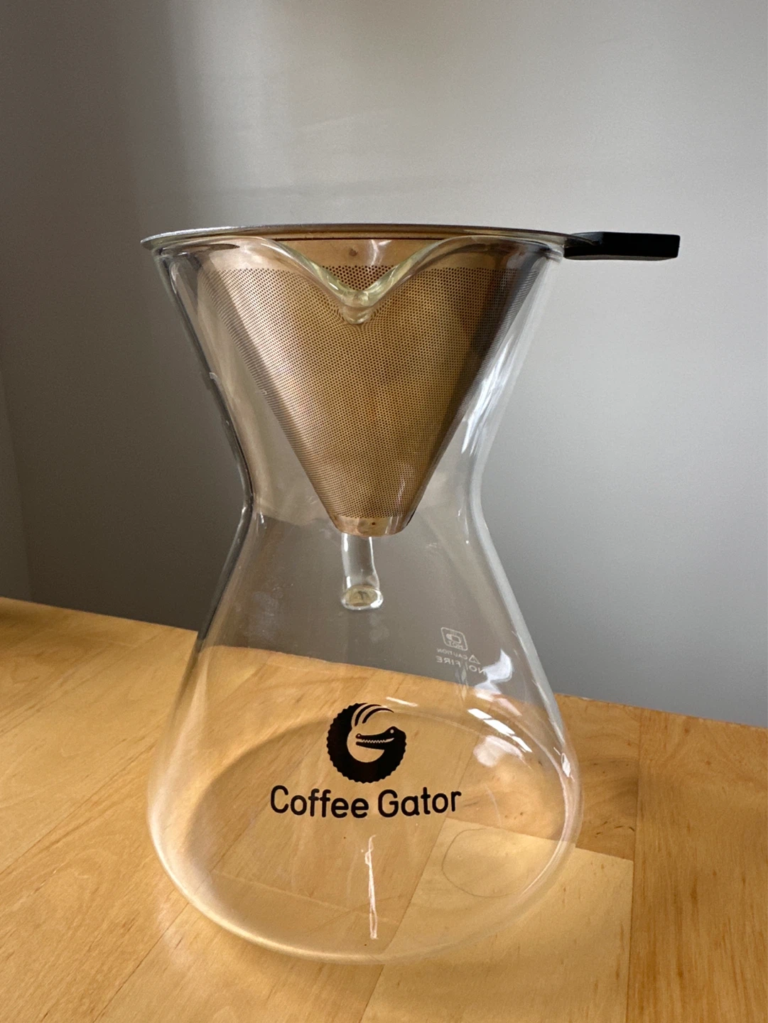 Coffee Gator Pour Over Coffee Maker with Reusable Filter - photo 2