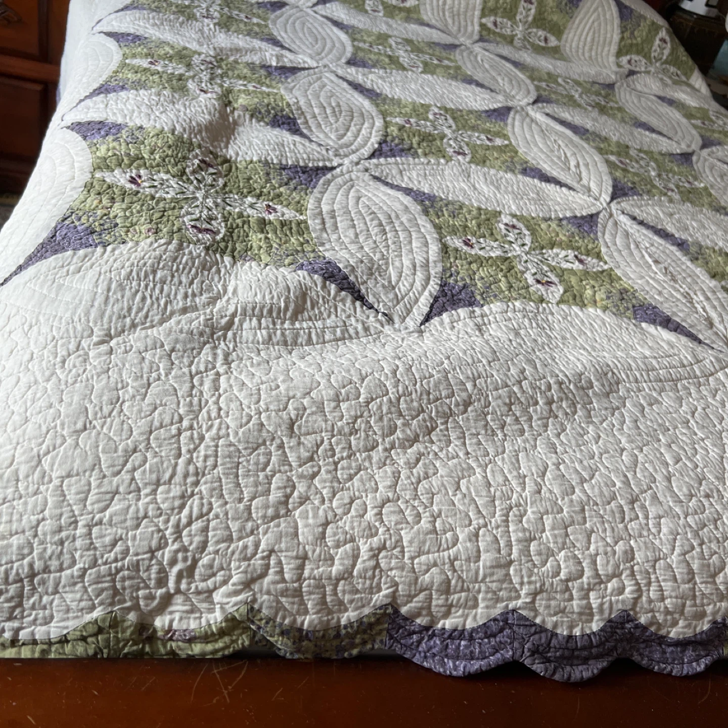 Handmade Quilt - Floral Pattern - photo 5