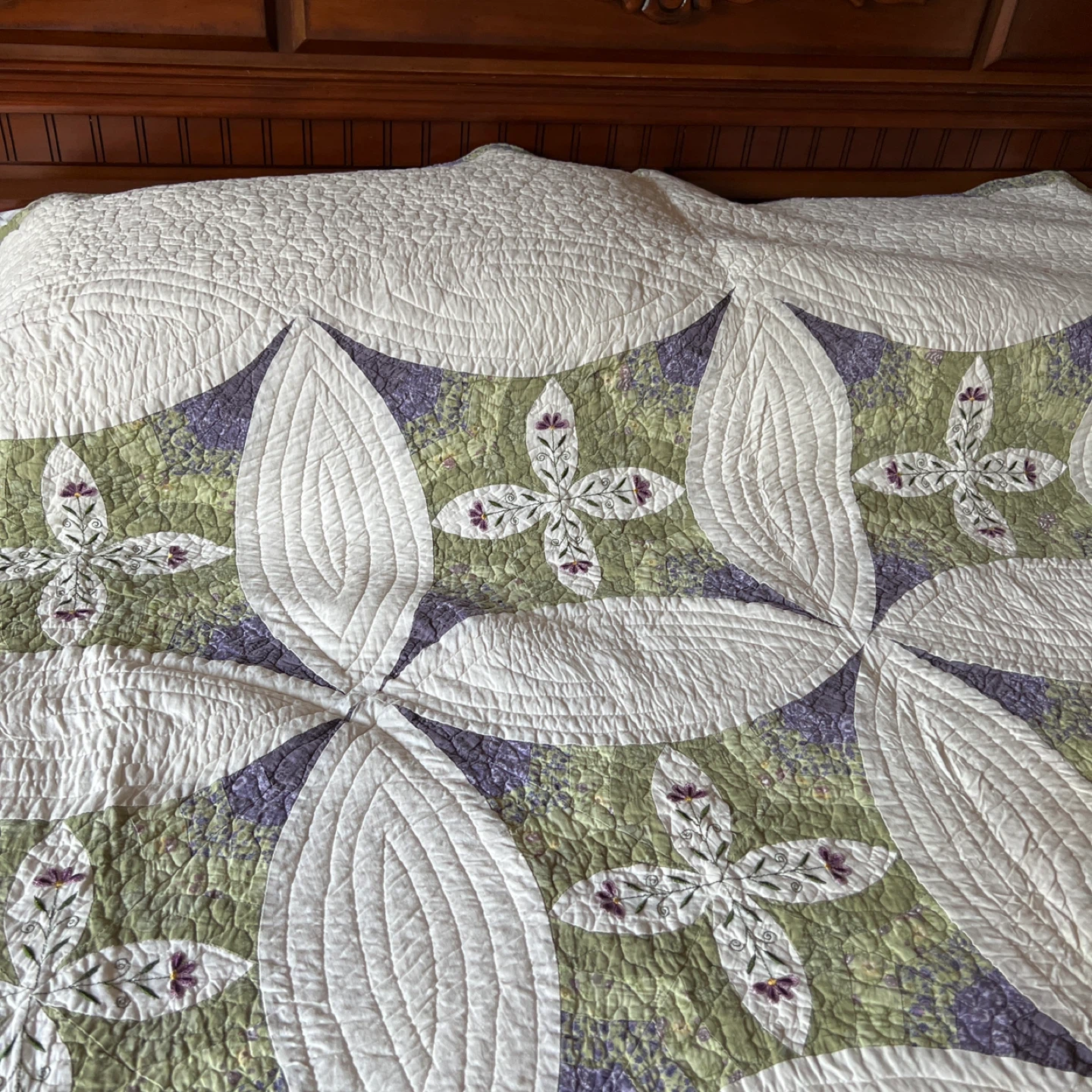 Handmade Quilt - Floral Pattern - photo 4