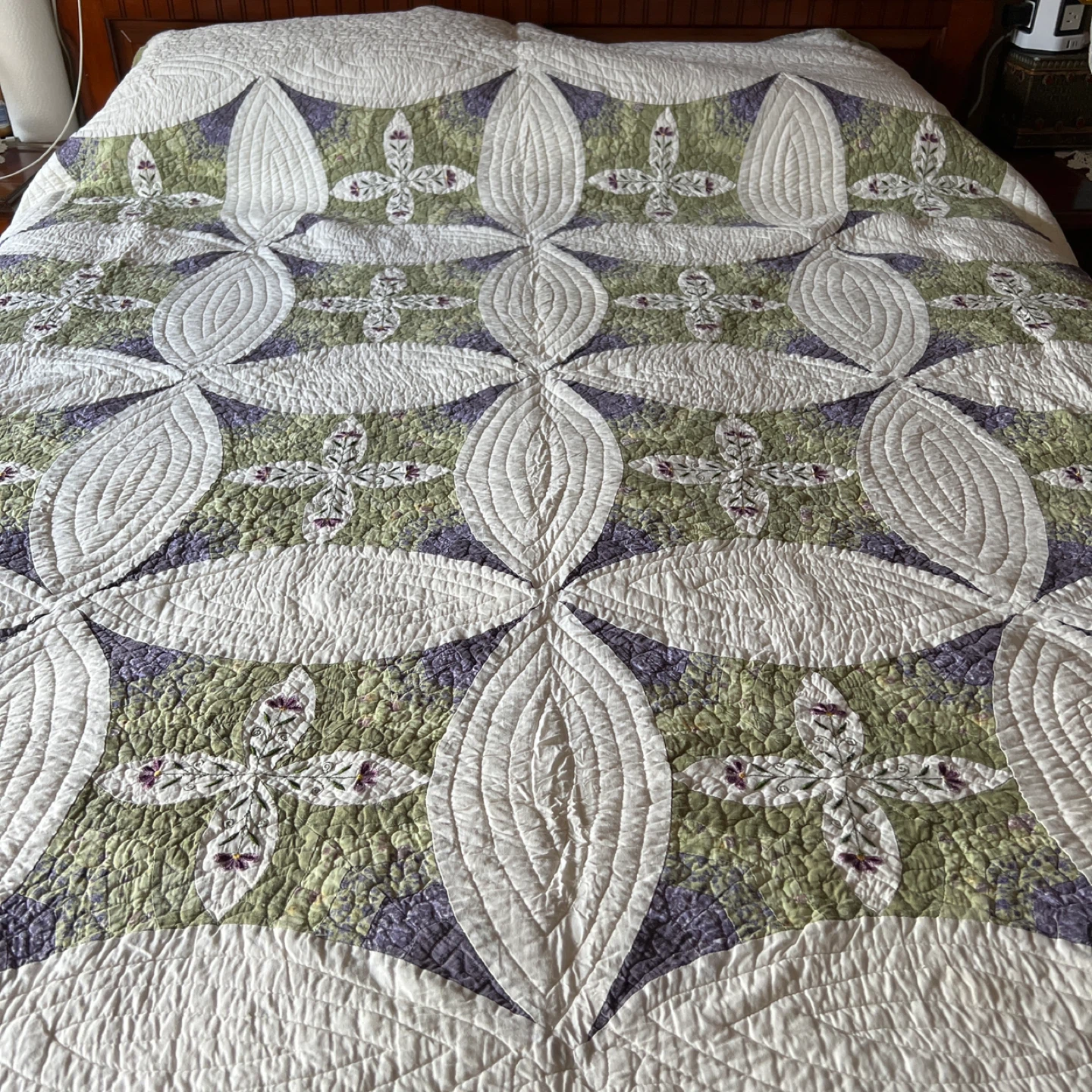 Handmade Quilt - Floral Pattern