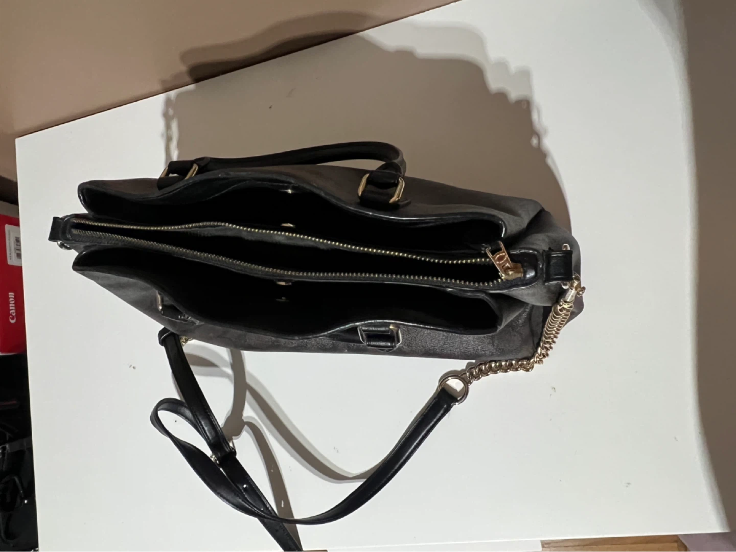 Coach Signature Pattern Satchel Handbag - photo 4